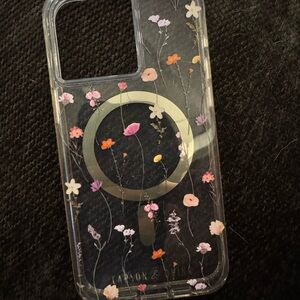 Floral Clear Phone Case